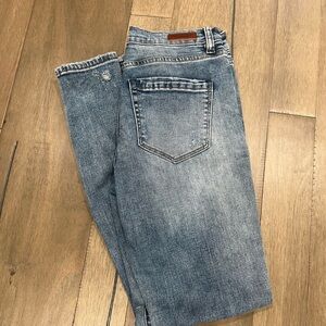 Blank NYC Faded Blue “ The Great Jones” Skinny Leg Jeans